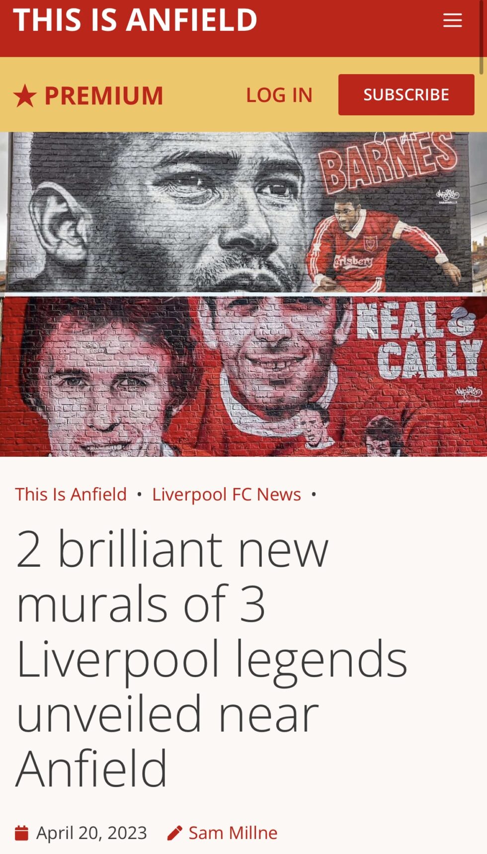 2 brilliant new murals of 3 Liverpool legends unveiled near Anfield